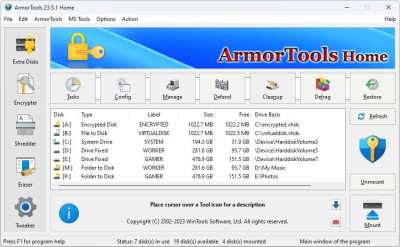 Armor Tools 7.2 screenshot Armor Tools 7.2 screenshot