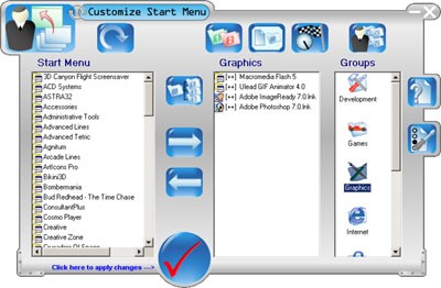 Customize Start Menu 2.0 screenshot Customize Start Menu 2.0 screenshot