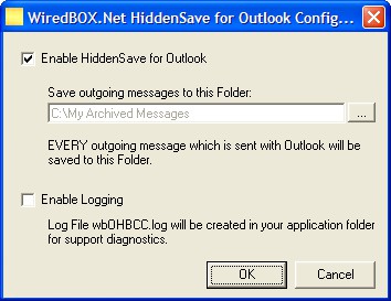 HiddenSave for Outlook 1.0 screenshot
