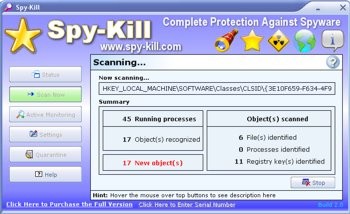 Spy-Kill 2.3 screenshot Spy-Kill 2.3 screenshot