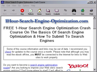 1-Hour Search Engine Optimization Crash Course 1.5 screenshot