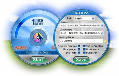 1Click DVD Copy 5.0.0.15 screenshot