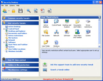 1st Privacy Tool for Windows 7.5.5.5 screenshot