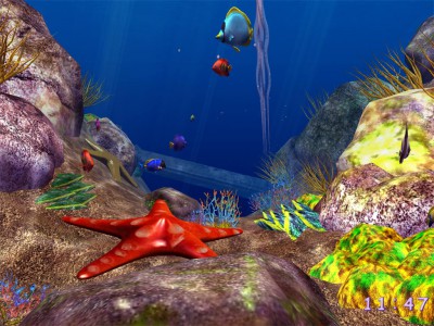 3D Ocean Fish screensaver 3.5 screenshot
