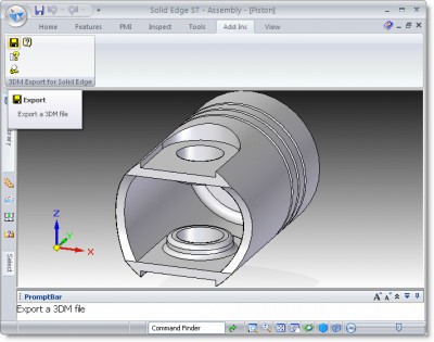 3DM Export for Solid Edge 1.0 screenshot