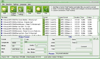 4Musics WMA to MP3 Converter 5.0 screenshot