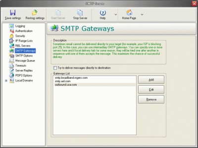 5Star Mail Server 5.5 screenshot