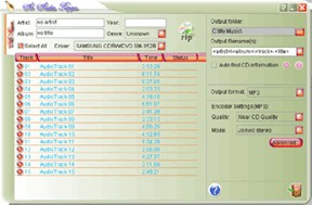 A1 Audio Ripper 2.0 screenshot