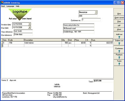 AB Invoicing 10.3.5.0 screenshot