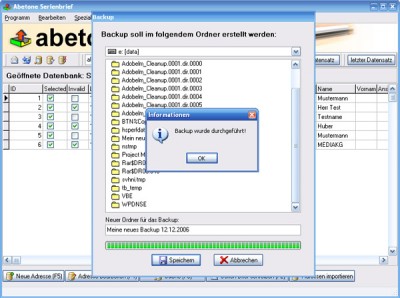 Abetone Serienbrief 9.1.4 screenshot