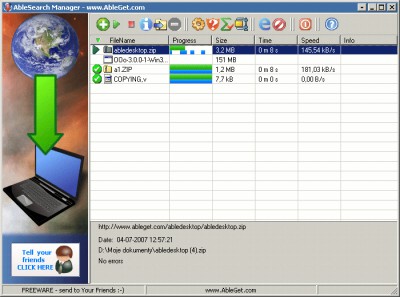 AbleGet 8.6 screenshot