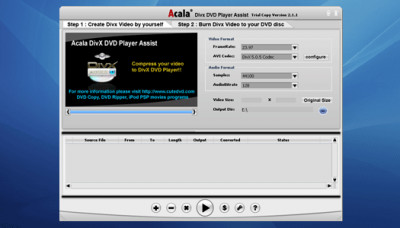 Acala DivX DVD Player Assist 6.0.2 screenshot