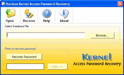 Access Password Recovery PROFESSIONAL 4.02 screenshot