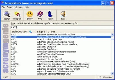 AcronymGenie 4.5 screenshot