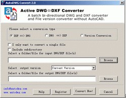 Active DWG DXF Converter 3.302 screenshot