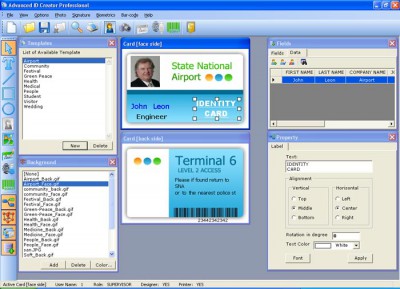 Advanced ID Creator Professional 7.12.40 screenshot