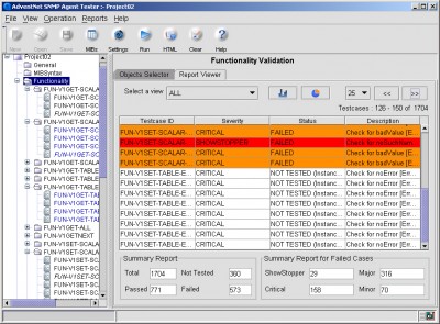 AdventNet Agent Tester 4 screenshot