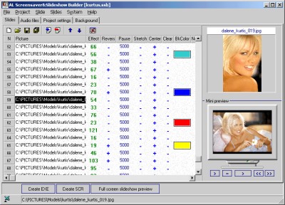 AL Screensaver and Slideshow Builder 1.9 screenshot