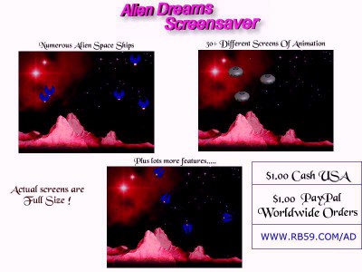 Alien Dreams Screensaver 11.0 screenshot