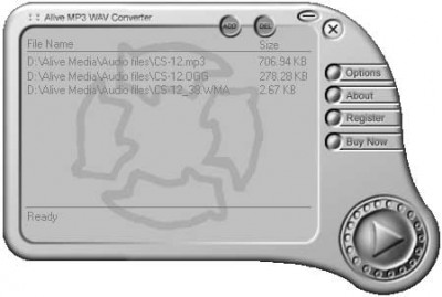 Alive MP3 WAV Converter 3.9.3.2 screenshot