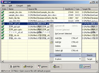 All2Txt 3.0 screenshot