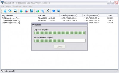 AlterWind Log Analyzer Standard 4.0 screenshot