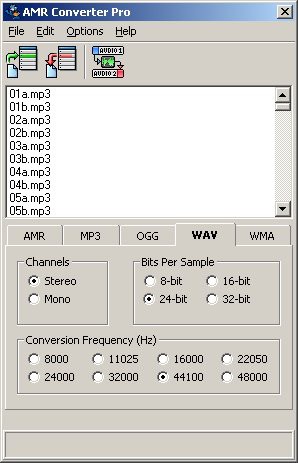 AMR Converter Pro 4.0 screenshot
