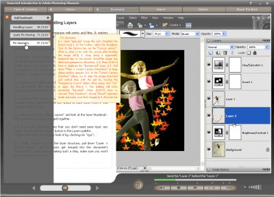 Animated Introduction to Adobe Photoshop Elements 5.1.2 screenshot