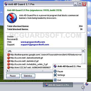 Anti-AD Guard Pro 2.1.2.7 screenshot