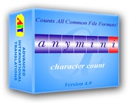 AnyMini C: Character Count Software 4 screenshot