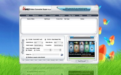 Apex Free Pocket PC Video Converter 5.95 screenshot