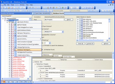 Apex SQL Edit 2005.30 screenshot