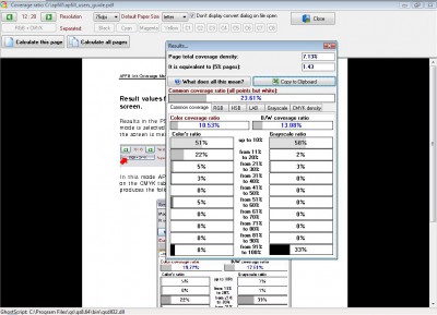 APFill - Ink Coverage Meter 5.2 screenshot