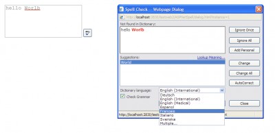 ASPNet Spell 4.0.0.35 screenshot