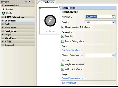 ASPNetFlash 2.6.0 screenshot