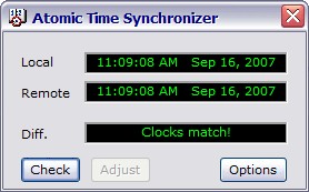 Atom Time Synchronizer 3.9.2.19 screenshot