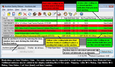 Auction Sentry Deluxe 2.0.10 screenshot