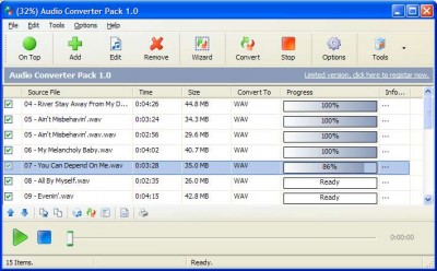 Audio Converter Pack 1.0 screenshot