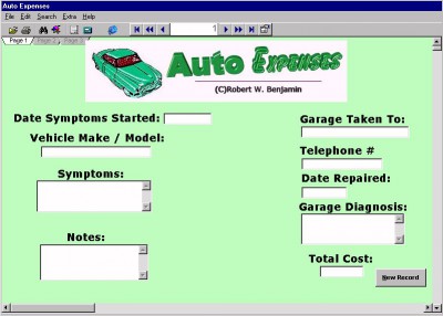 Auto Expenses 9.0 screenshot