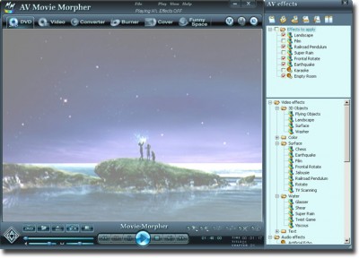 AV Movie Morpher 2.0.25 screenshot