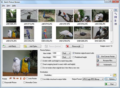 Batch Picture Resizer 4.0.4 screenshot