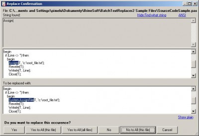 Batch Text Replacer 2.8 screenshot