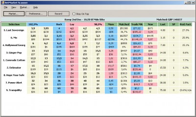 BetMarket Scanner 1.1 screenshot