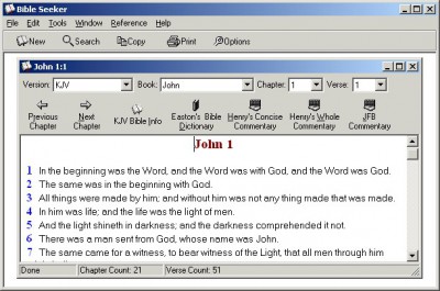 Bible Seeker 2.03 screenshot