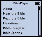 BiblePlayer for iPod 1.1 screenshot