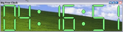 Big Free Clock 1.3 screenshot