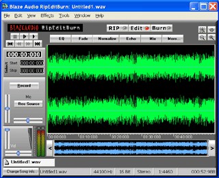 Blaze Audio RipEditBurn 2.3 screenshot