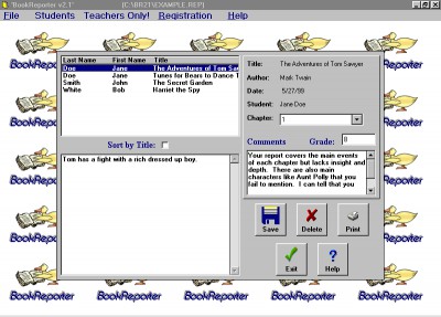 Book Reporter 5.1 screenshot