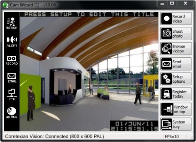 Cam Wizard 10.15 screenshot