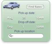 CarRental Yahoo! Widget 1.3 screenshot CarRental Yahoo! Widget 1.3 screenshot